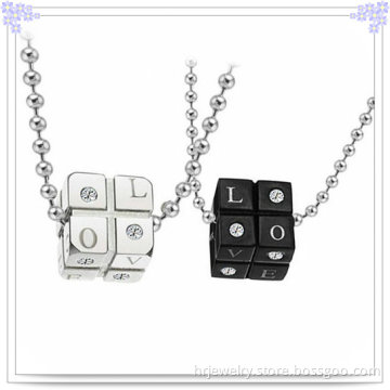 Jewelry Fashion Pendant Stainless Steel Necklace (HR2124)